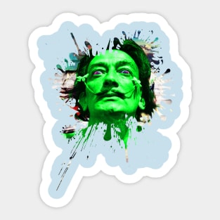 Surreal Surrealist Splatter Sticker